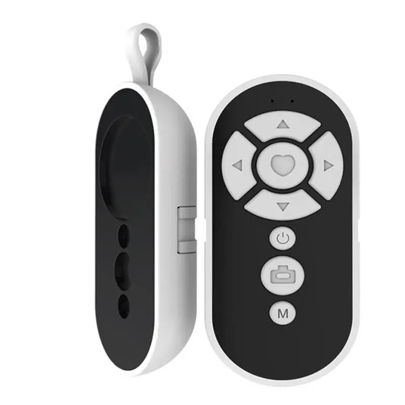 

New Remote Control Bluetooth Selfie Button Clicker Wireless Camera Shutter for Mobile Phone, Black/White