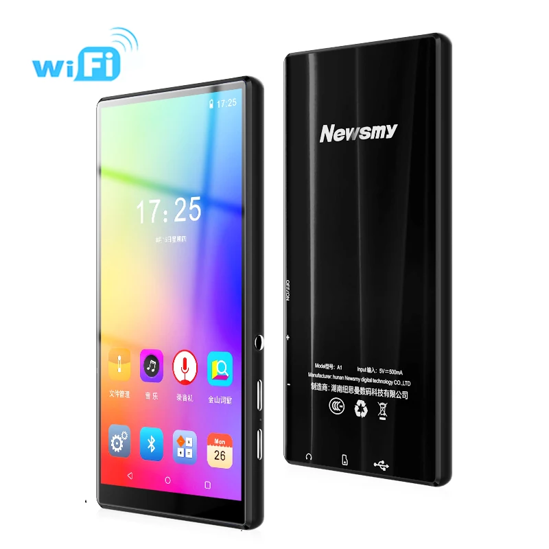 Buy Newsmy A1 Mp3 Mp4 Mp5 Full Touch Screen 5 0 Inch 8gb Memory Ape Flac Wav E Book Reader Loseless Video Music Player In The Online Store Century Music Store At A Price