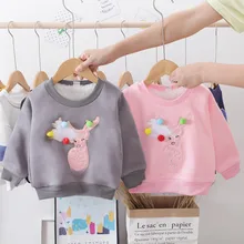 Рождественская зимняя флисовая толстовка для девочек; Теплая Повседневная одежда для маленьких девочек; детская утепленная верхняя одежда с хлопковой подкладкой; куртка