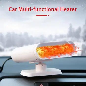

12V 24V 150W Portable Auto Car Heater Fast Windscreen Demister Defroster Fan Cold And Warm Cigarette Lighter Air Purification
