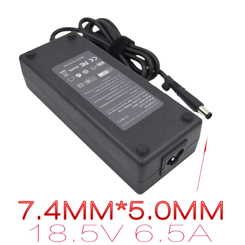 18,5 V 6.5A блок питания для ноутбука hp 8710P 6930P MS200 адаптер DV7 8530P 8530W NX6330 зарядное устройство для ноутбука G42 G60 G70 G72 ноутбук AC
