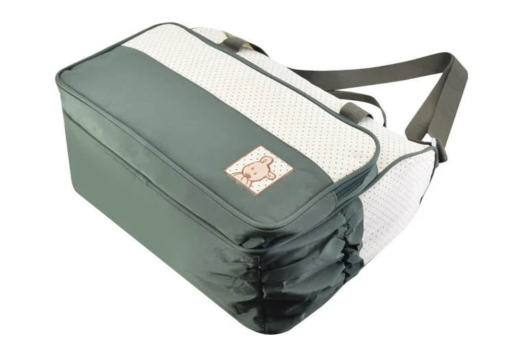 Multifunctional Mummy Bag Three-Piece Double Zipper Crossbody Large Capacity Mummy Bag