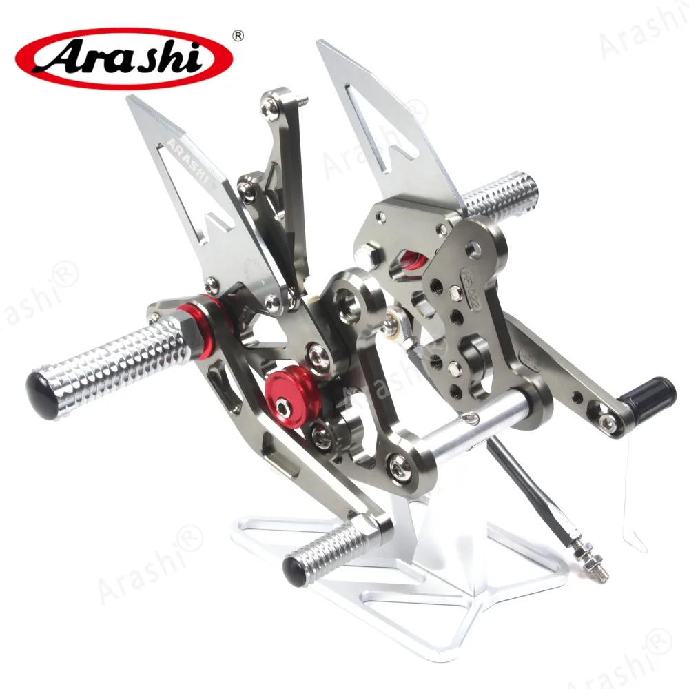 Араши Rider Rearset для SUZUKI GSXS750- Регулируемые подножки GSX-S750, 15, 16, 17, GSR750