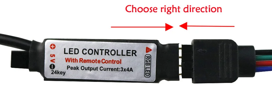 5V-24V USB RGB LED Controller RF IR 3Key 17Key 24Key RGB LED Dimmer 4 Pin USB Interface For 5050 2835 3528 RGB USB LED Strip (4)