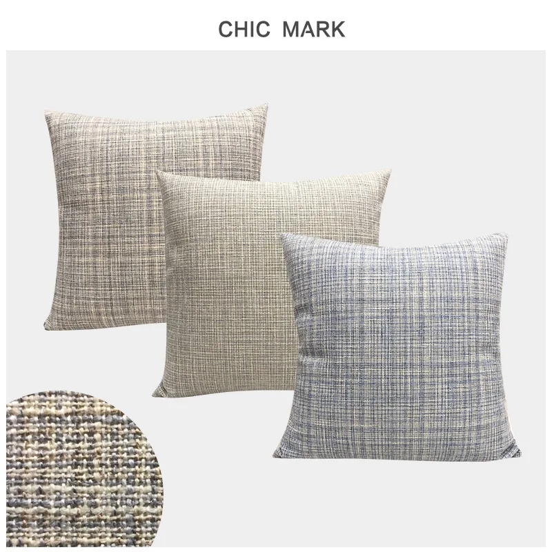 

Japanese Simple Cushion Cover Decorative Pillows For Sofa Soft Solid Colors Pillow Case Home Decor Living Room Pillow Cover