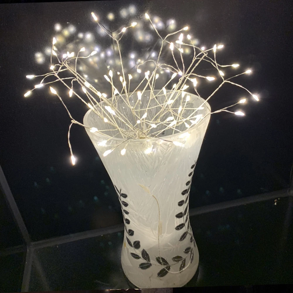 

2019 New Dandelion Solar 150 LED Light Durable DIY Fairy Light String Courtyard Home Art Decorating Lights Dandelion Lantern