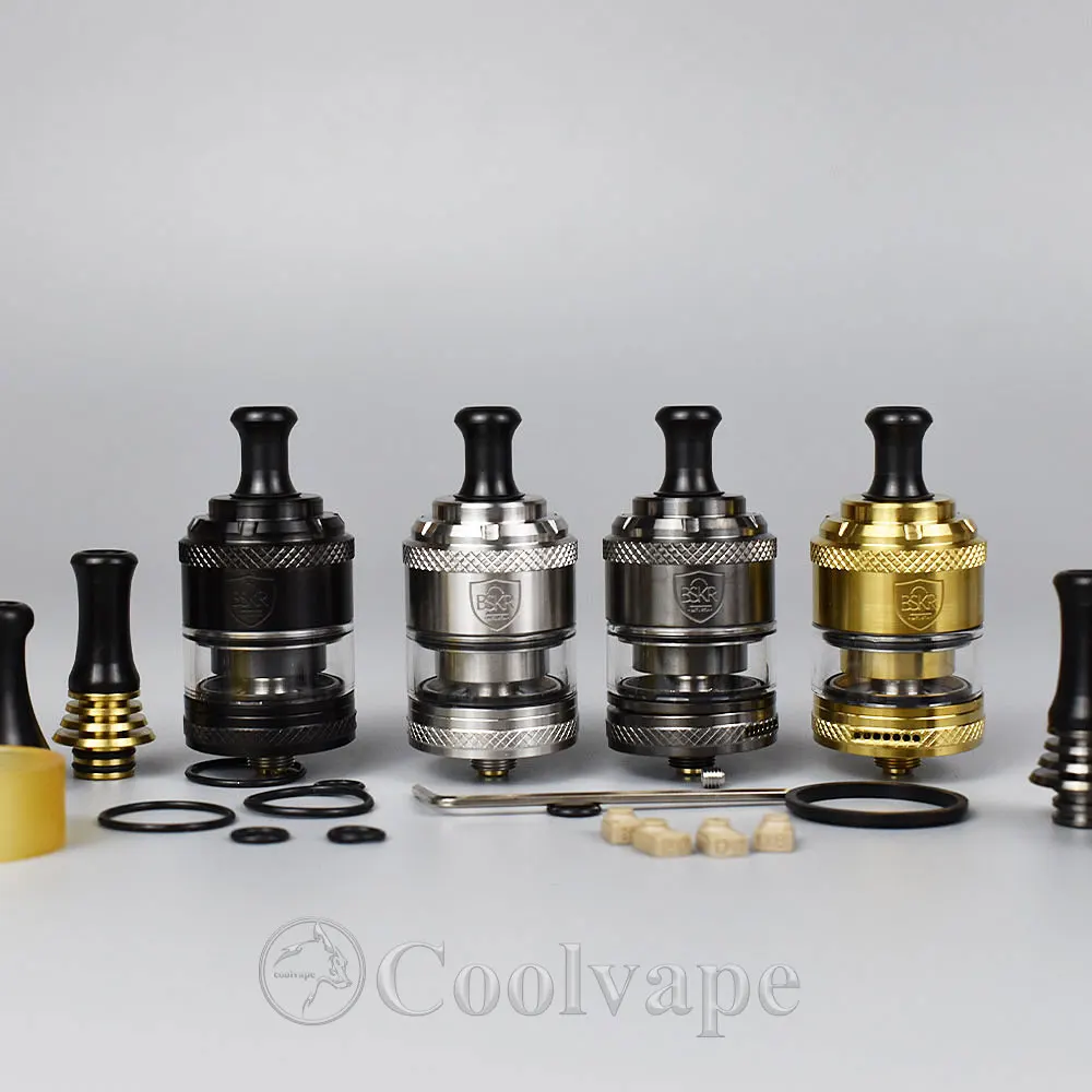 

Berserker V2 MTL rta vape Tank 24mm 3ML Electronic Cigarette rta Atomizer Botton airflow tank