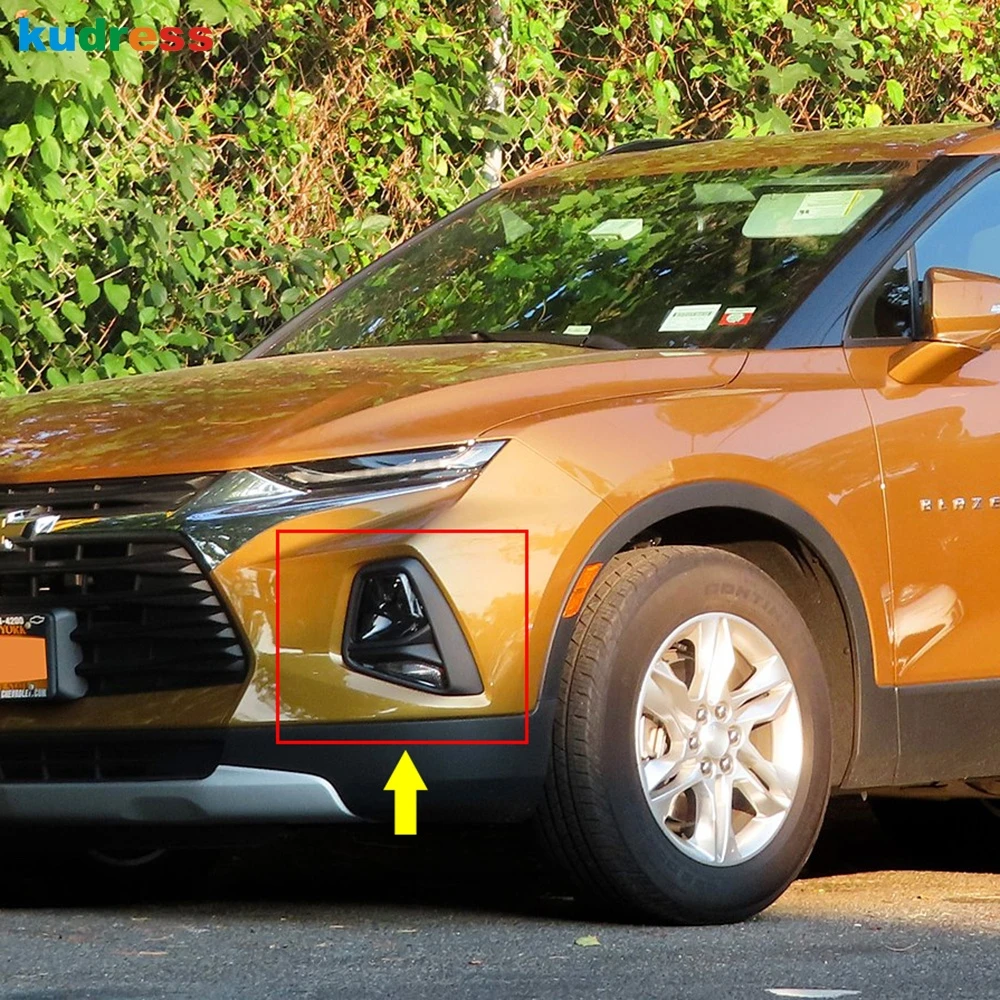 Для Chevrolet Blazer ABS Хромированная передняя противотуманная фара ободок декоративная накладка автомобильные аксессуары