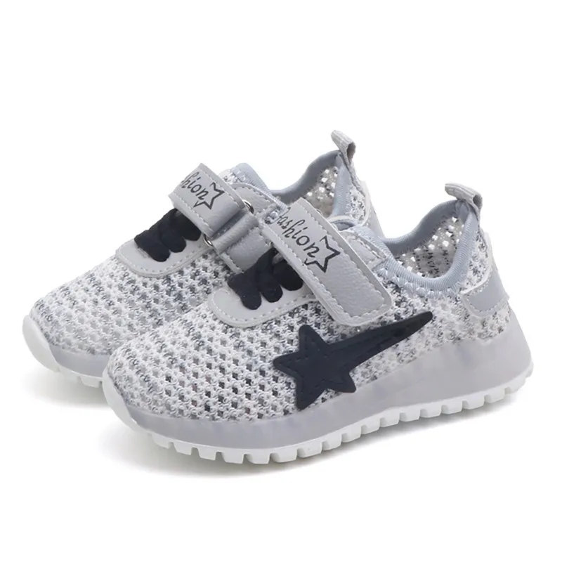 Рождественский детский Shoes1-5T, спортивный, детский, дышащий, противоскользящий, светодиодный светильник, обувь для детей, мягкий, светодиодный, для первых шагов