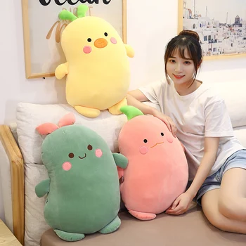 

New Arrival Bean Throw Pillow Plush Toy Full Filling Stuffed Bean Throw Plush Toy Stuffed Cushion for Kids Birthday Gifts