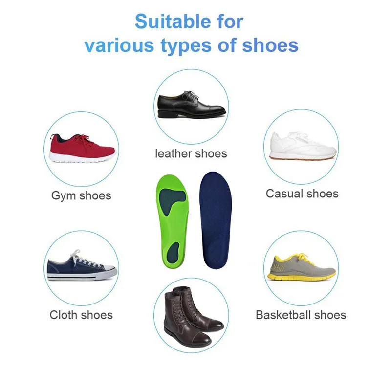 

Arch Correction Insole EVA Integrated Insole Men's And Women's Shock Absorbing Sweat Absorbing And Deodorizing Insoles Shoe-pad