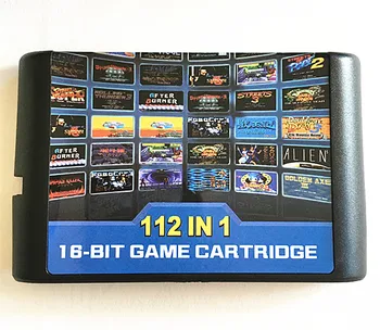 

112 in 1 Game Cartridge 16 bit Game Card For Sega Mega Drive MD for Megadrive For Genesis console