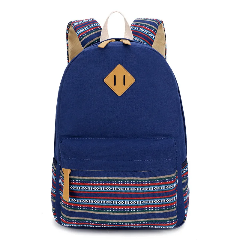 

A New Type of Printed Backpack for High School Girls with Shoulder Bags, Canvas Bags and Girls'Bags in 2019