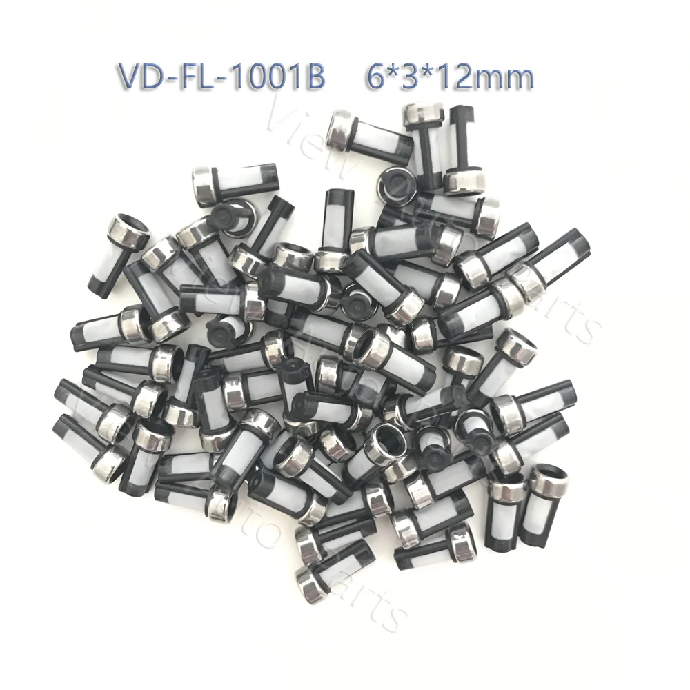 

20 pcs Fuel Injector Micro Basket Filter Stainless Steel Crush Ring for ASNU03C Fuel Injector Repair Kit 6*3*12mm VD-FL-1001B