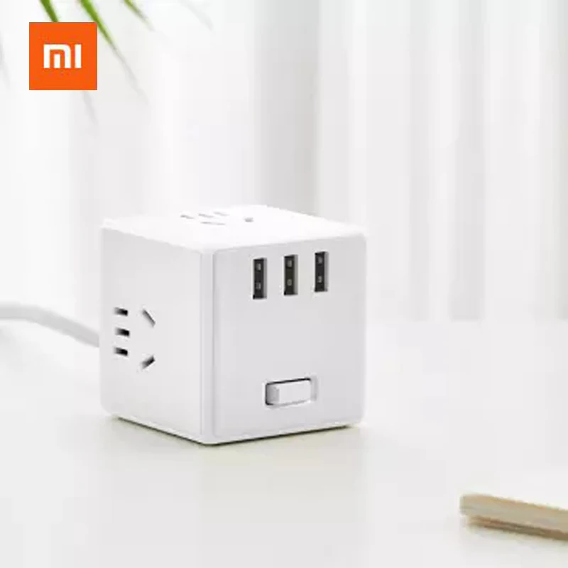 Xiaomi Mijia Стразы Кубик Рубика конвертер проводной версия защитный выключатель