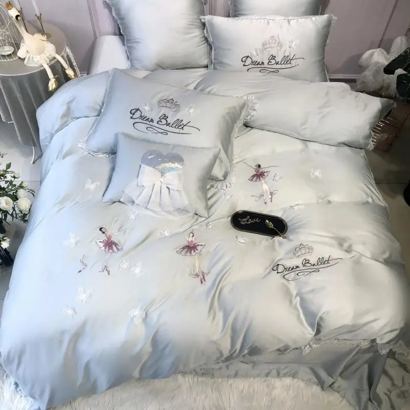Premium Ballet Dancer Duvet Cover & Bedding Set ...