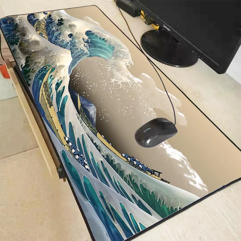  Great Wave Large Gaming Mouse Pad Gamer Locking Edge Keyboard Mouse Mat Gaming Desk Mousepad for CS