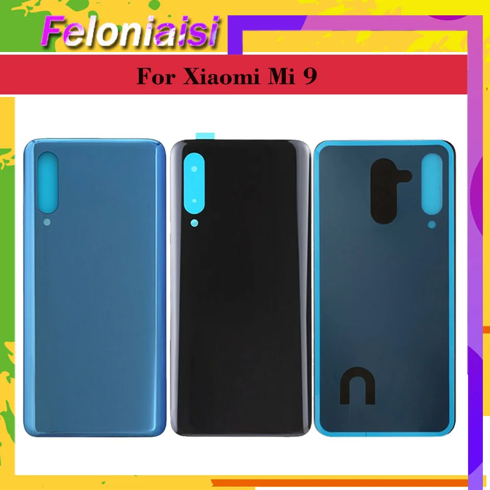 10 шт. для Xiaomi Redmi note 7 Крышка батарейного отсека задняя стеклянная панель Задняя