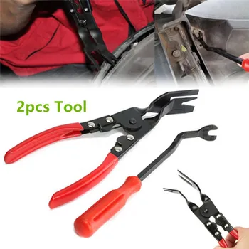 

2Pcs/Set Auto Car Door Trim Clip Removal Pliers Dash Panel Moulding Tool Repair Tools Wholesale