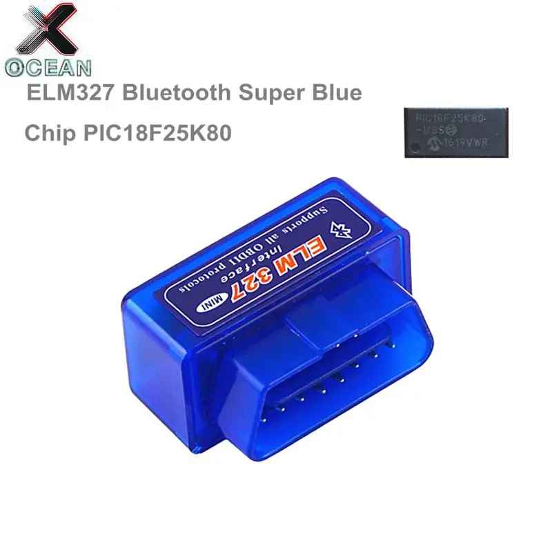 Super Mini ELM327 OBD2 Bluetooth V1.5 V2.1 автомобильный диагностический инструмент ELM 327 OBD 2 сканер