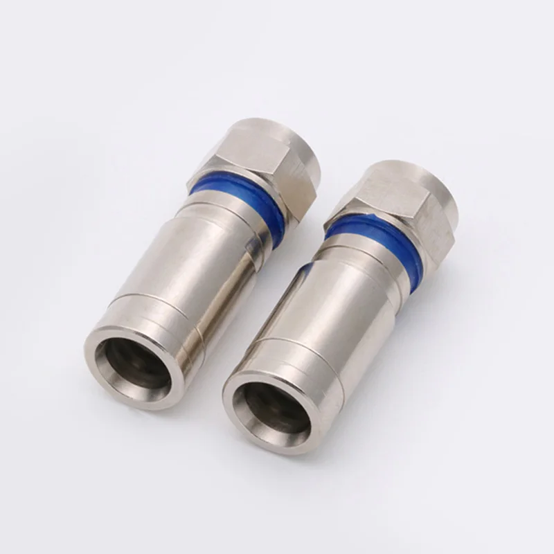 Медный соединитель RG6/RG59 с защитой от погодных условий 20 шт./лот коаксиальный RF