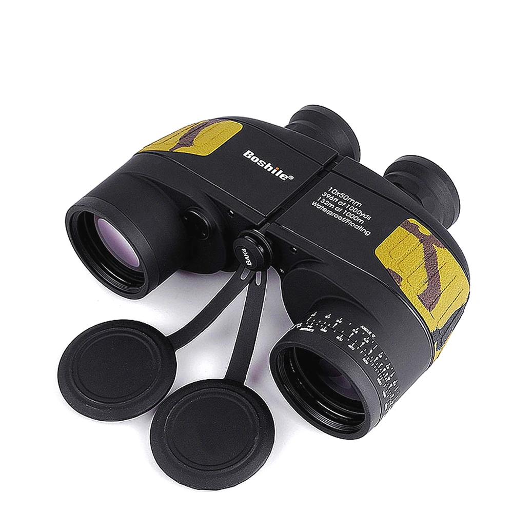 Boshile-双眼鏡10x50,プロ仕様のHD双眼鏡,防水ツール,長距離狩猟とキャンプ用の距離計4