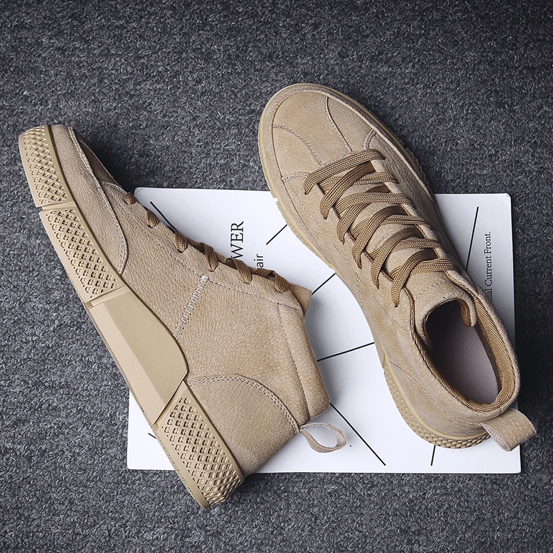 

2019 new men's hot shoes casual spring sports shoes fashion trend shoes comfortable men's shoes thick-soled youth running shoes