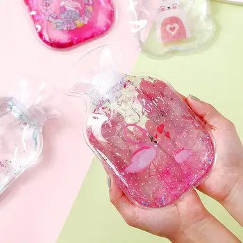

Mini Portable Cartoon Hot Water Refillable Bag Winter Hand Feet Warmer Bottle