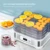 ROSPEC Food Dehydrator accessories 3 Layer Drying Rack Mesh Trays Food Grade Material For Fruit Meat BPA Free