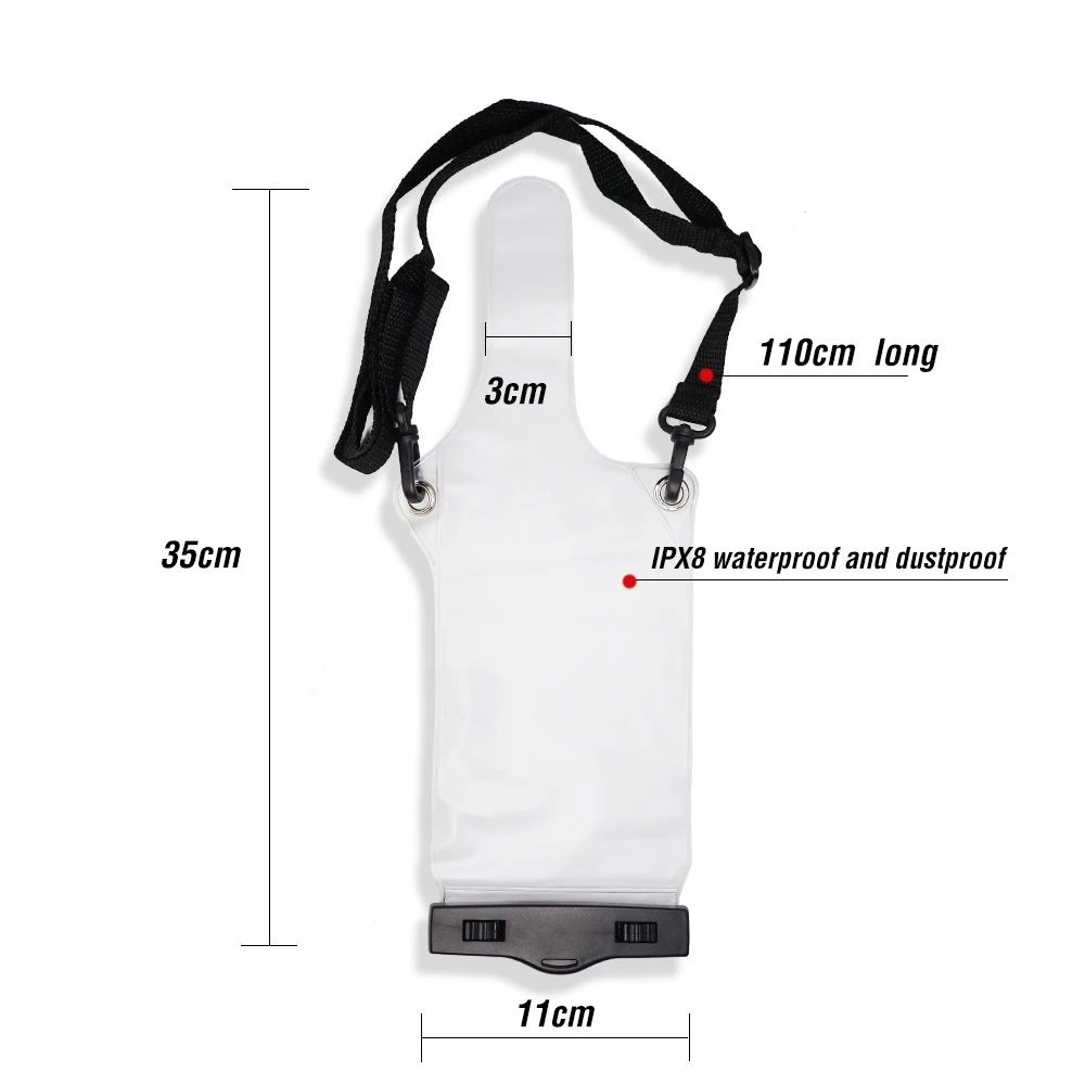 Водонепроницаемый чехол IP67 для Motorola Kenwood Baofeng UV 5R 82 UV82 9R Plus BF 888S Walkie Talkie