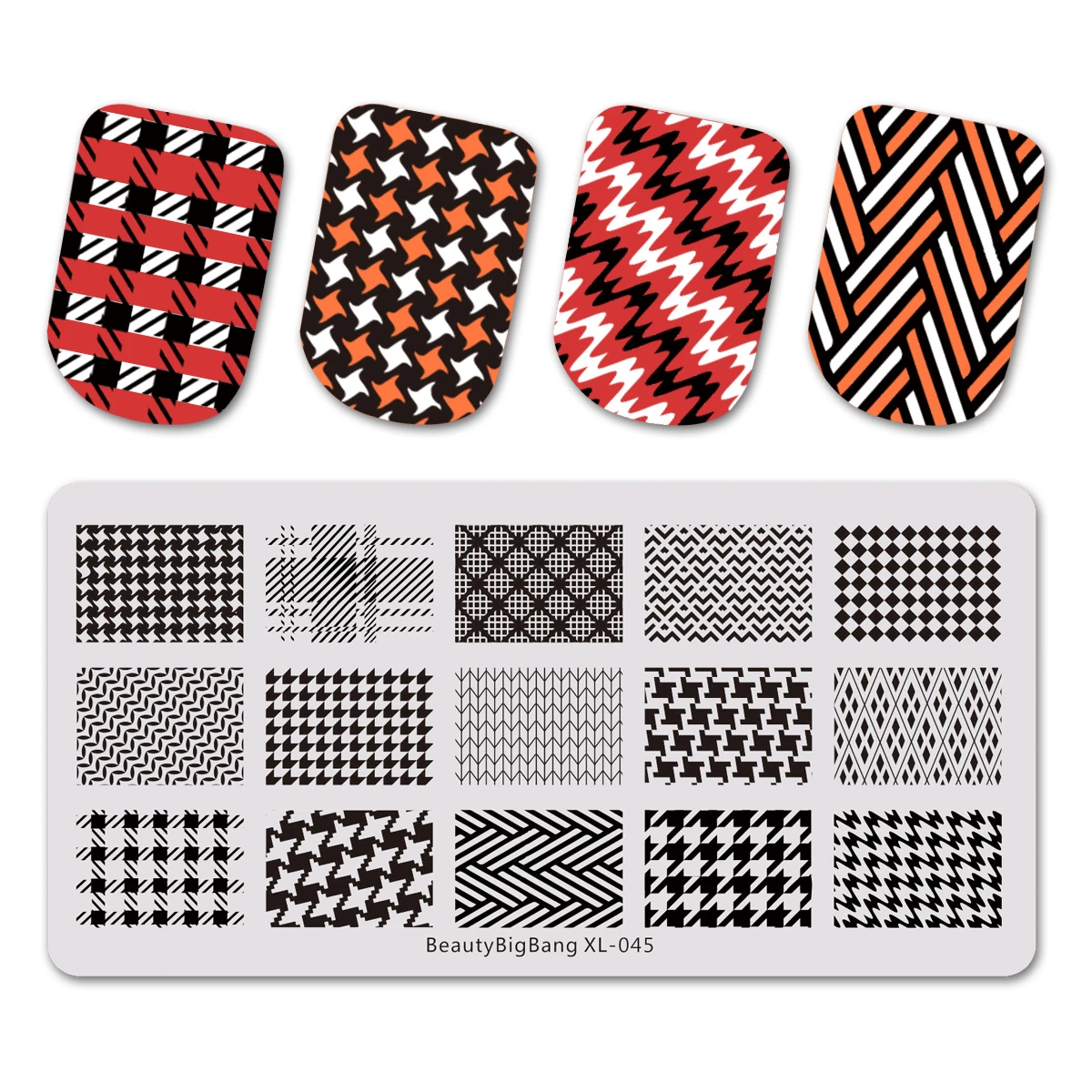 BEAUTYBIGBANG 6*12 см штамповочные пластины для ногтей шаблон для ногтей Цветочный животный узор для ногтей штамп для дизайна ногтей штамп шаблон изображения - Цвет: 45