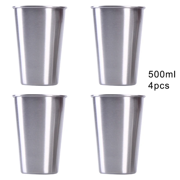 Newly Stainless Steel Water Cup Wine Coffee Tea Mugs for Home Travel Camping Holiday TE889