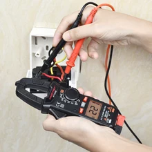 HABOTEST Pinza di Corrente Colpire Meter Tester Amper di Capacità Pinze Amperometro AC DC 600V 2000 conti Tester Pinza Amperimetrica