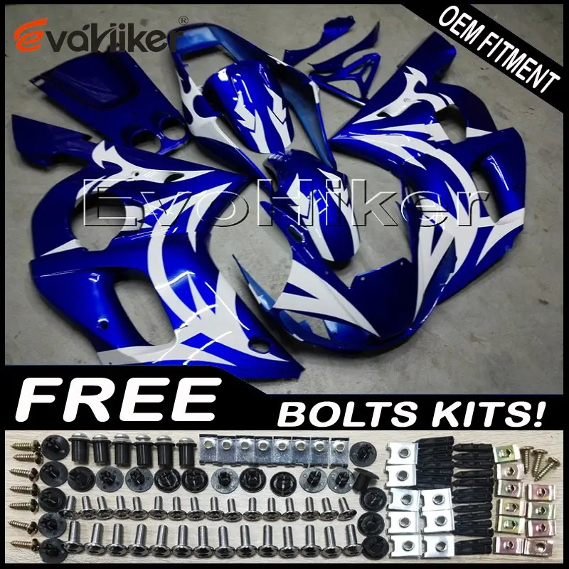 Y Заказной обтекатель мотоцикл кузов комплект для YZF-R6 1998-2002 ABS Корпус мотоцикла фиолетовый черный+ подарки - Цвет: Y