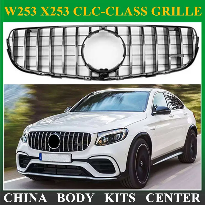 MG Передняя Центральная решетка гриль для- Mercedes benz W253 X253 GLC200 GLC250 GLC300 спортивные glC450 GLC63 решетка