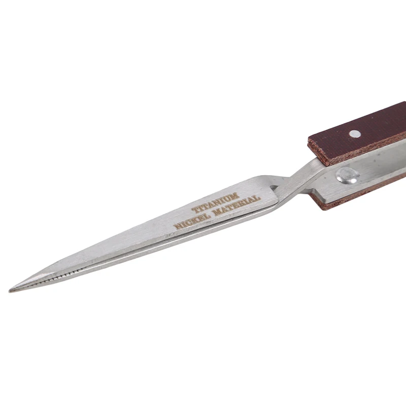 Stainless Steel Cross Locking Tweezers Self Closing Jewelry Soldering Craft Repair