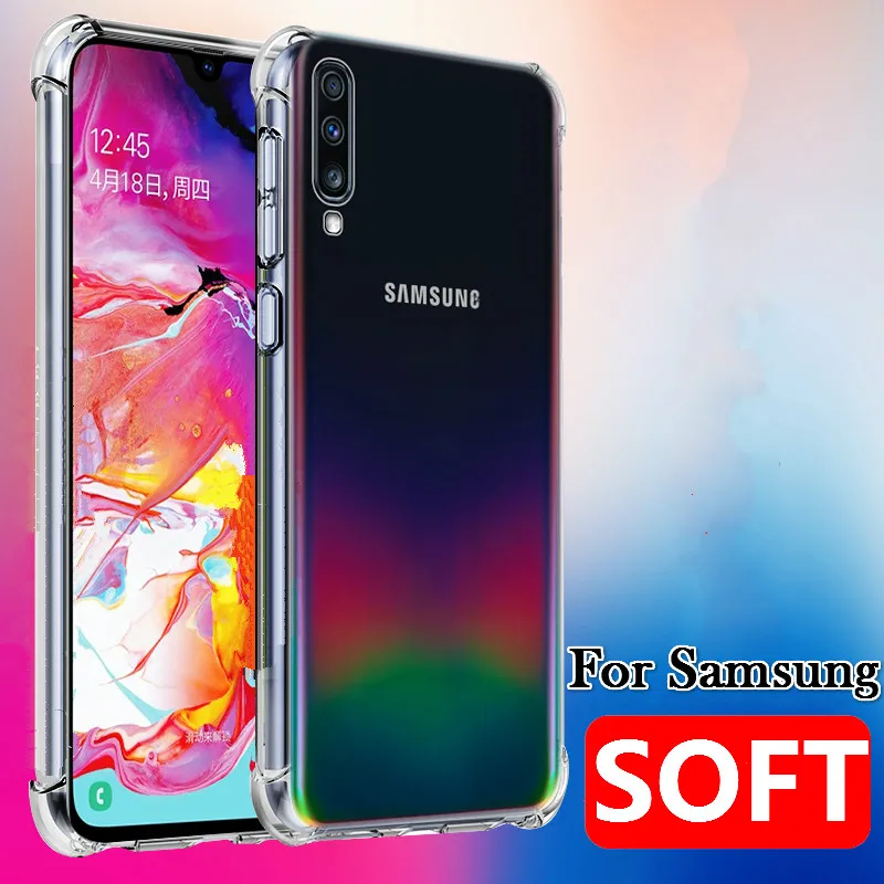 

Transparent Case For Samsung Galaxy A20E A50 A40 A30 A20 A10 A70 A80 A90 Cover on M40 M30 M20 M10 Note 9 8 10 Pro Soft TPU Case