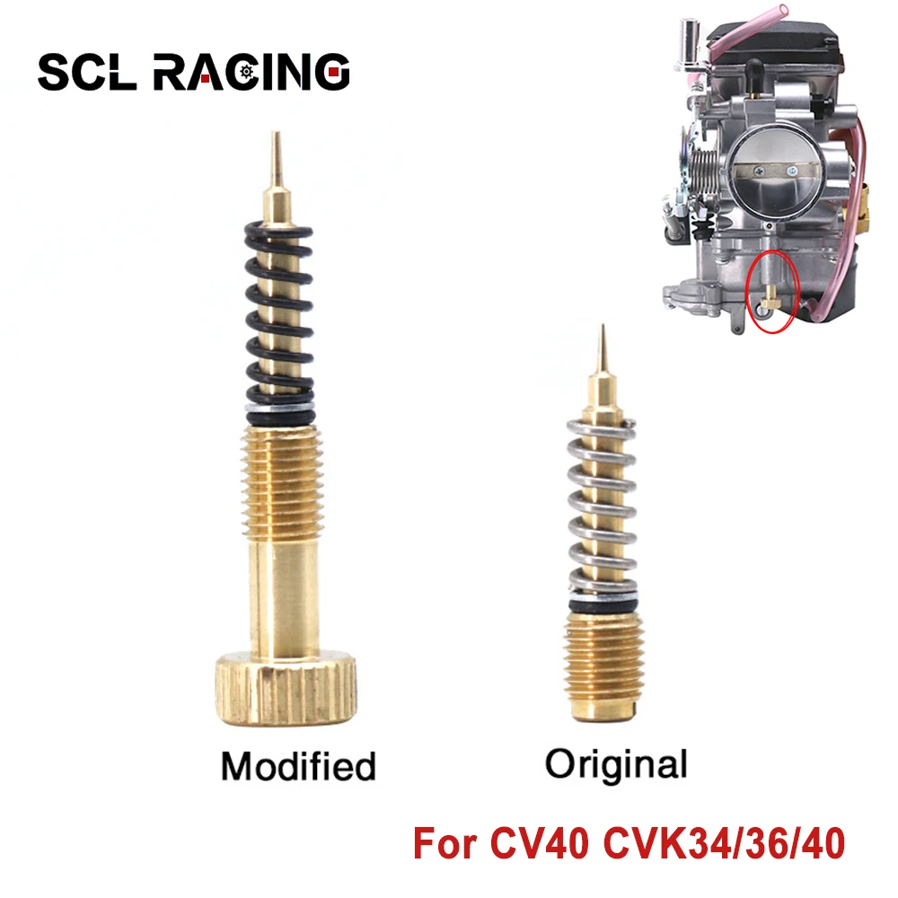 SCL Racing 1PC Motorcycle Carburetor Air Adjusting Screw Idle Mixture