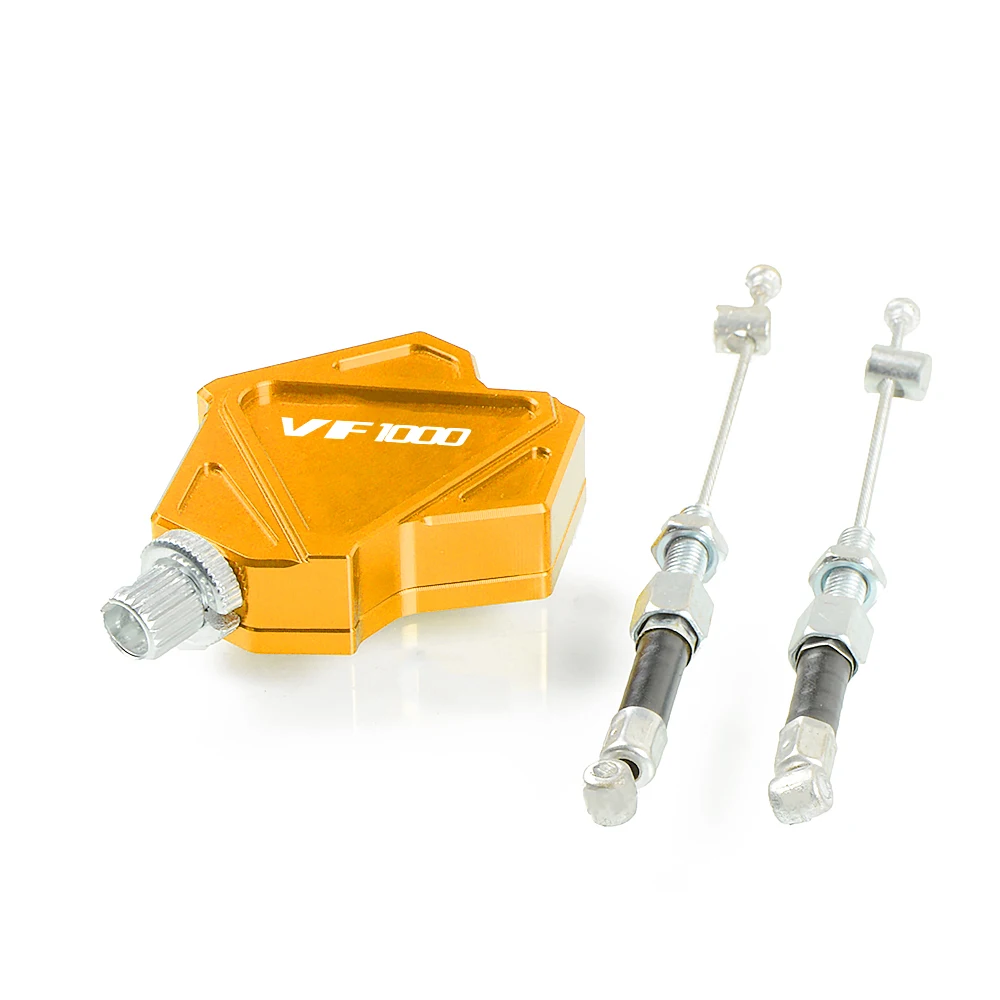 Для Honda VF1000 vf 1000 с логотипом аксессуары для мотоциклов CNC алюминиевый трюк рычаг сцепления легко тяните кабель система мотокросса - Цвет: Gold VF1000