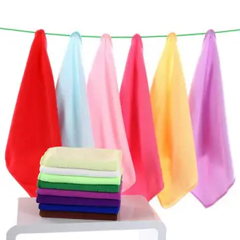 

Water Absorbent Microfiber Soft Car Washing Solid Color Fast Drying Hand Towel