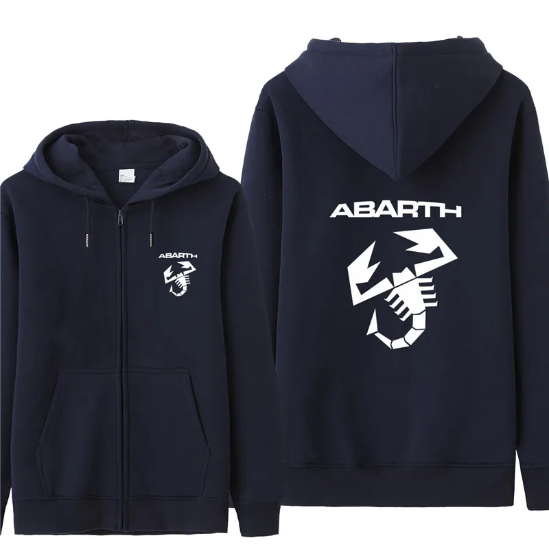 Autumn Abarth Hoodies Men Fashion Coat Fleece Pullover Unisex Man Abarth Sweatshirts