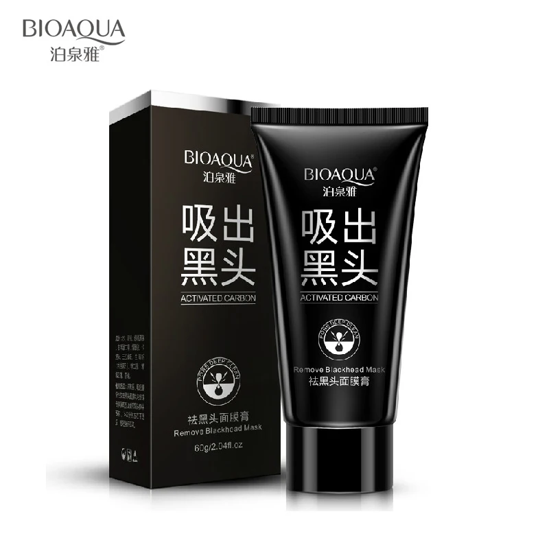 BIOAQUA, маска для удаления черных точек, маска для лица, Корейская Tony Moly, очищающая, качественная, черная, отшелушивающая, угольная маска, грязь