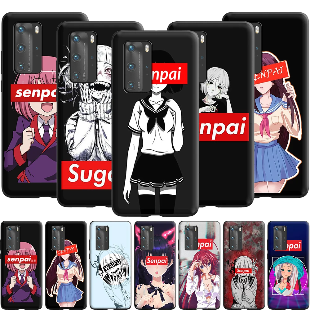 Японский Чехол аниме Sugoi Senpai для Huawei Nova 2i 2 Lite 3 5T | Мобильные телефоны и аксессуары