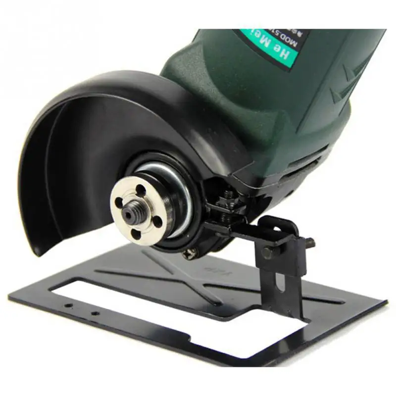  1set Tungsten steel Angle Grinder Bracket Holder Safety cover Adjustable Cutting Machine seat Woodw