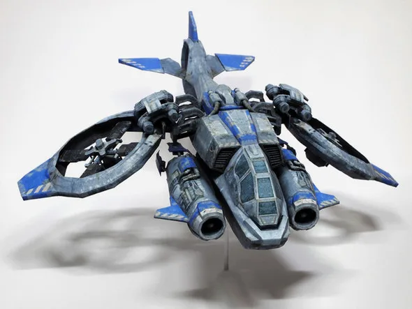 Terran Banshees Bombers бумажная модель DIY игрушка ручной работы