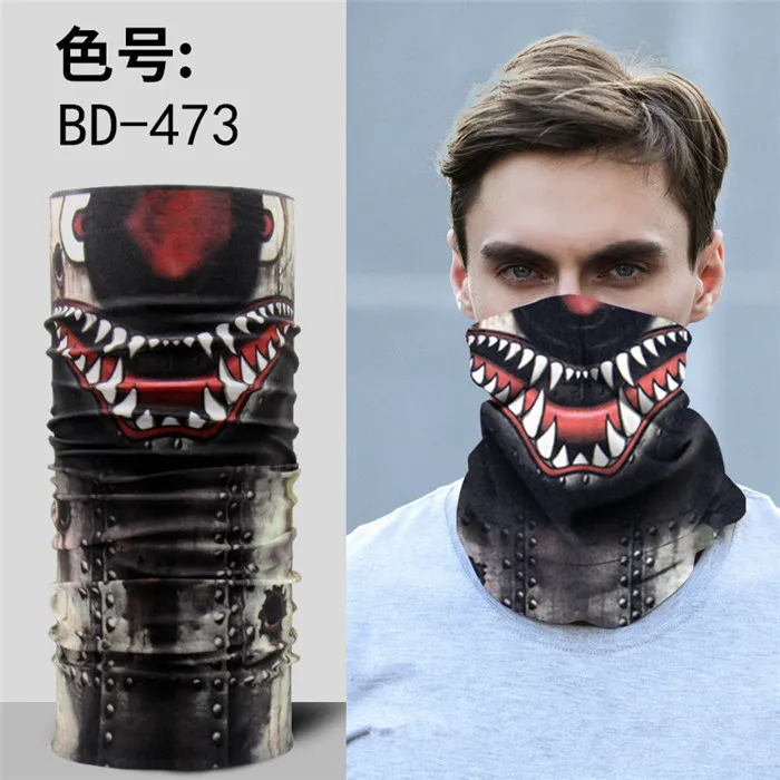 BD473 Scarf Детский волшебный шарф, походный шарф, повязка на голову спортивная Женская двусторонняя бандана, тюрбан, повязка на руку, волшебные шарфы, повязка на голову для велоспорта - Цвет: BD473 Scarf