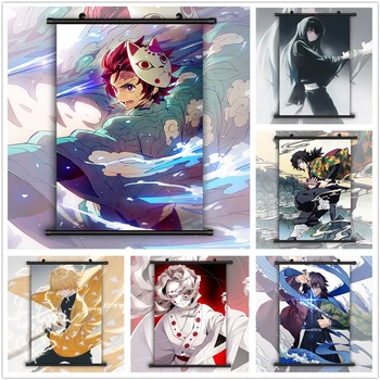 

Demon Slayer Kimetsu No Yaiba Anime manga wall Poster Scroll