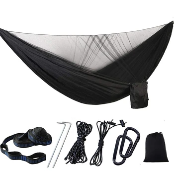 

Portable Camping Hammock with Mosquito Net Lightweight Double Hammock for Indoor,Outdoor, Hiking, Camping