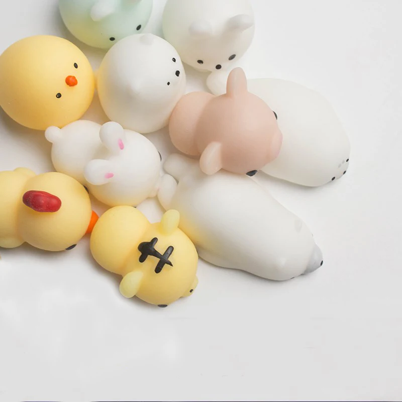 

Slimy animal toys squeeze squash antistress reaction spirit vent ball soft sticky cute funny gift wet soft toy squishy animal