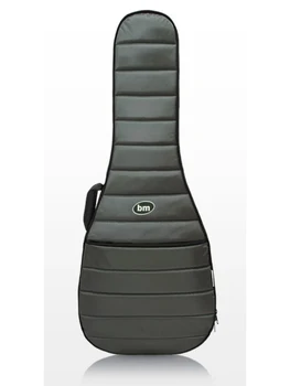 

Bm1031 acoustic Pro Max case for 12-string acoustic guitar, gray, bag & music
